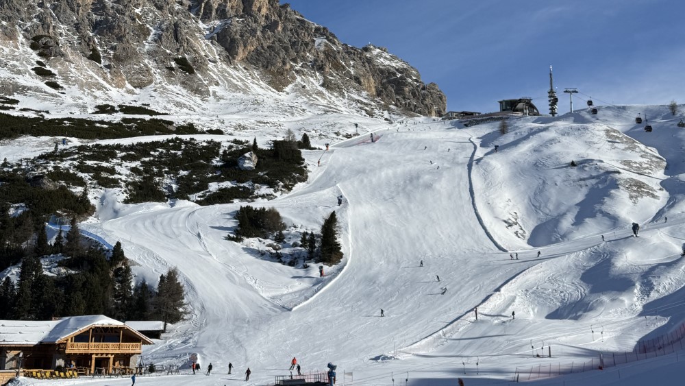 Pistes in Val Gardena.